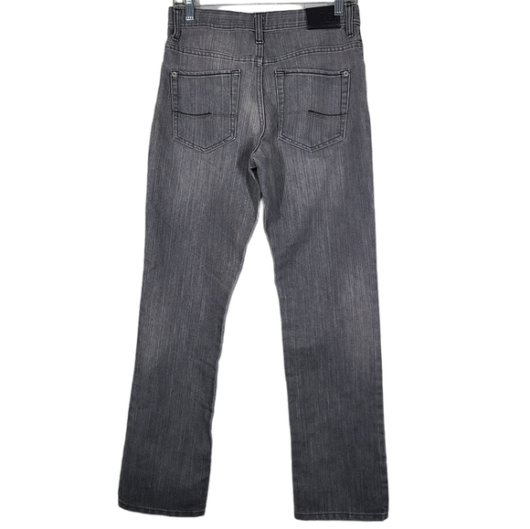 LEE Dungarees Asphalt Gray‎ Skinny Adjustable Waistband Sz 16 - Picture 2 of 4